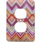 Ikat Chevron Electric Outlet Plate