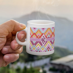 Ikat Chevron Single Shot Espresso Cup - Single (Personalized)
