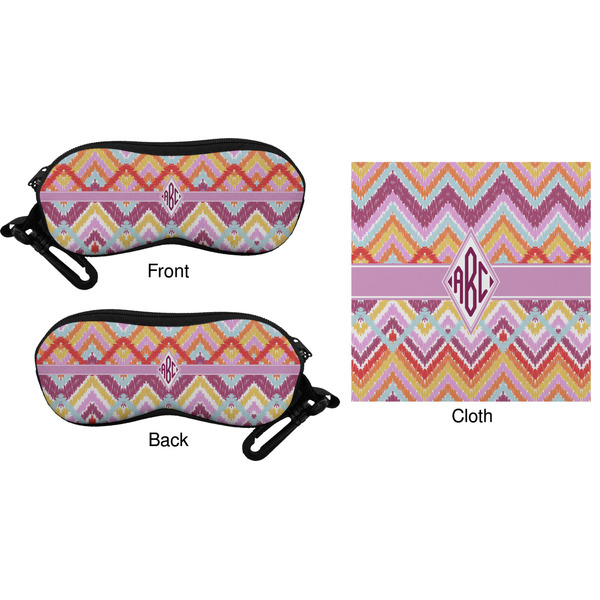Ikat Chevron Eyeglass Case & Cloth (Approval)