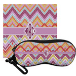 Ikat Chevron Eyeglass Case & Cloth (Personalized)