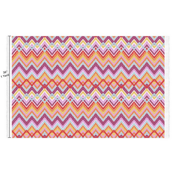 Ikat Chevron Fabric Full Yard
