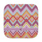 Ikat Chevron Face Cloth-Rounded Corners