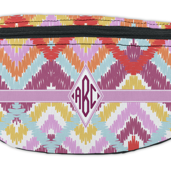 Ikat Chevron Fanny Pack - Closeup