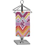 Ikat Chevron Finger Tip Towel - Full Print (Personalized)