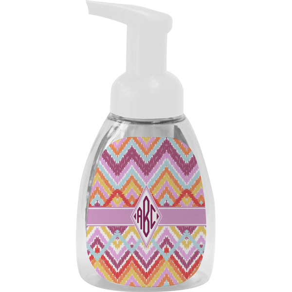 Custom Ikat Chevron Foam Soap Bottle (Personalized)