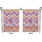Ikat Chevron Garden Flag - Double Sided Front and Back