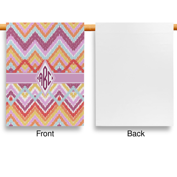 Ikat Chevron Garden Flags - Large - Single Sided - APPROVAL