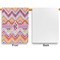 Ikat Chevron Garden Flags - Large - Single Sided - APPROVAL