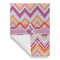 Ikat Chevron Garden Flags - Large - Single Sided - FRONT FOLDED