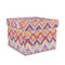 Ikat Chevron Gift Boxes with Lid - Canvas Wrapped - Medium - Front/Main