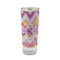 Ikat Chevron 2 oz Shot Glass - Glass with Gold Rim (Personalized)