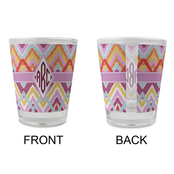 Ikat Chevron Glass Shot Glass - Standard - APPROVAL