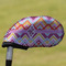 Ikat Chevron Golf Club Iron Cover (Personalized)