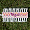 Ikat Chevron Golf Tees & Ball Markers Set (Personalized)