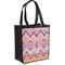 Ikat Chevron Grocery Bag (Personalized)