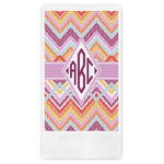Ikat Chevron Guest Towels - Full Color (Personalized)