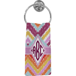 Ikat Chevron Hand Towel - Full Print (Personalized)