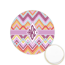 Ikat Chevron Printed Cookie Topper - 1.25" (Personalized)