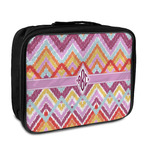 Ikat Chevron Insulated Lunch Bag (Personalized)
