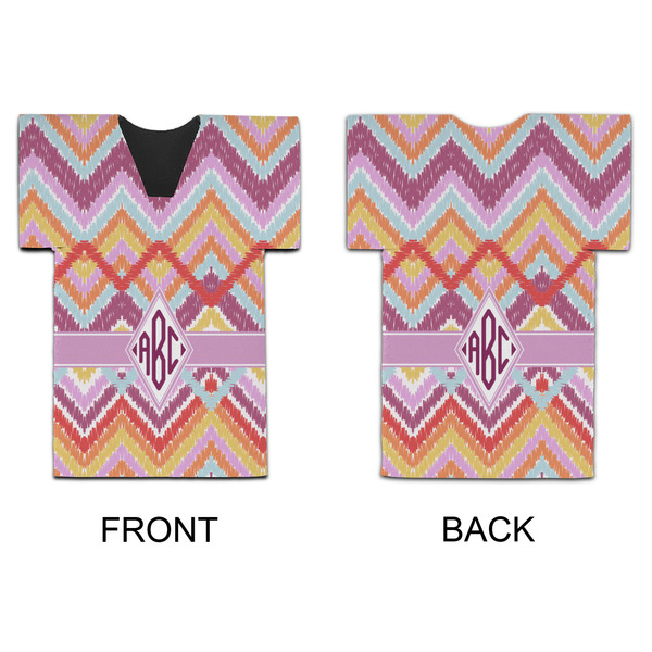 Ikat Chevron Jersey Bottle Cooler - APPROVAL