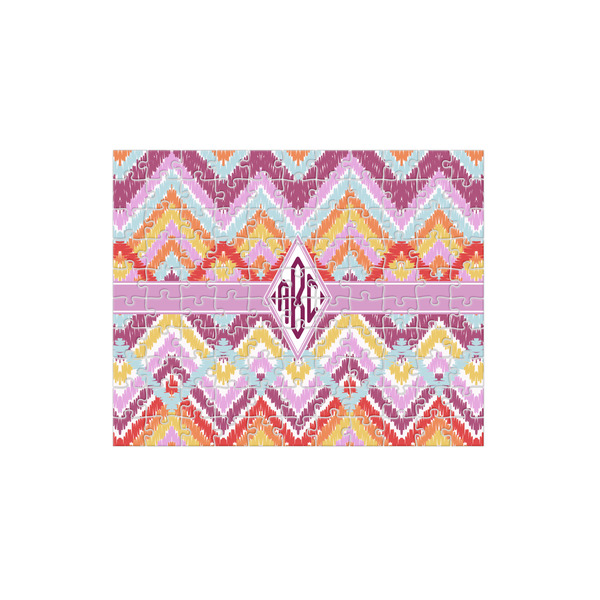 Custom Ikat Chevron 110 pc Jigsaw Puzzle (Personalized)