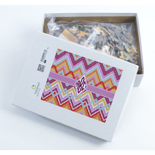 Ikat Chevron Jigsaw Puzzle 252 Piece - Box