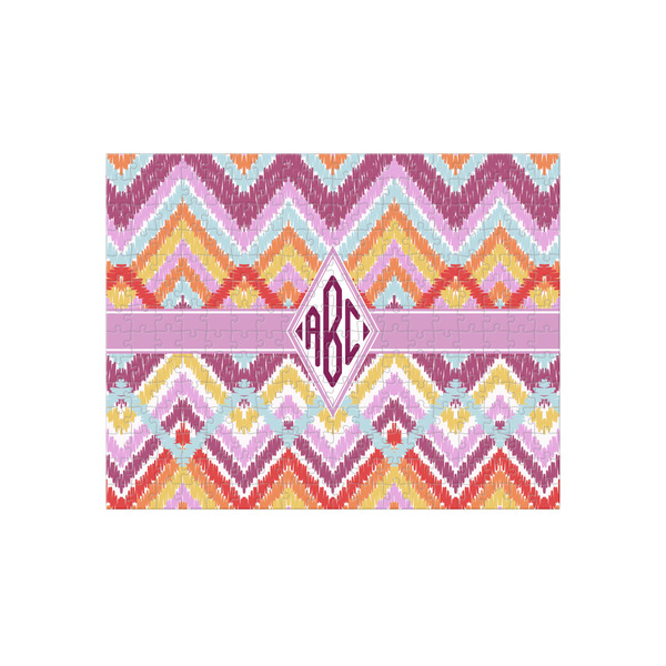 Custom Ikat Chevron 252 pc Jigsaw Puzzle (Personalized)