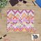 Ikat Chevron Jigsaw Puzzle 500 Piece - In Context
