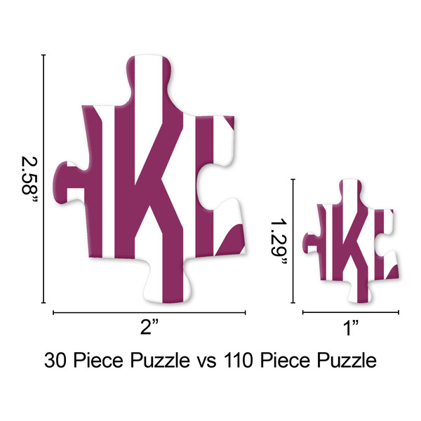 Ikat Chevron Jigsaw Puzzle - Piece Comparison