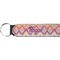 Ikat Chevron Neoprene Keychain Fob (Personalized)