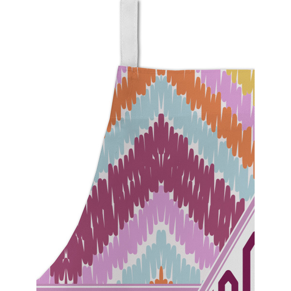 Ikat Chevron Kid's Aprons - Detail