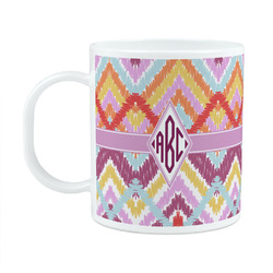 Ikat Chevron Plastic Kids Mug (Personalized)