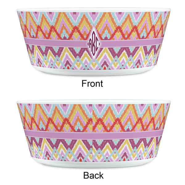 Ikat Chevron Kids Bowls - APPROVAL