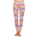 Ikat Chevron Ladies Leggings - 2X-Large