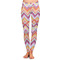 Ikat Chevron Ladies Leggings - Extra Large