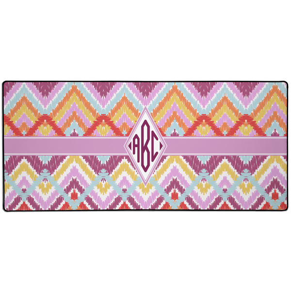 Custom Ikat Chevron Gaming Mouse Pad (Personalized)