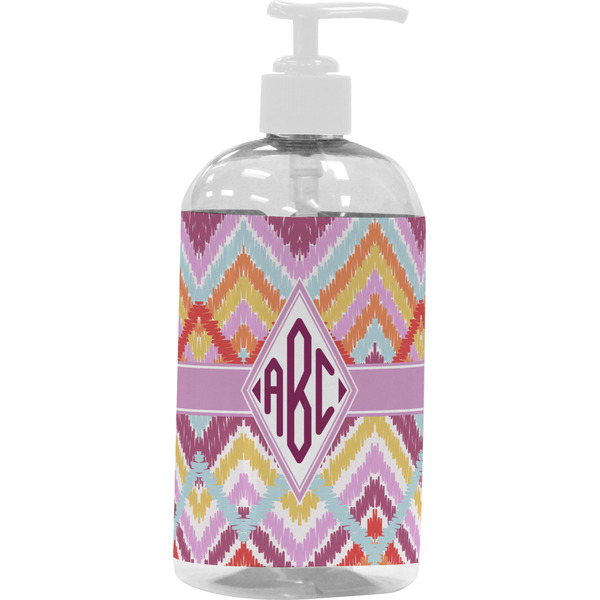 Ikat Chevron Large Liquid Dispenser (16 oz) - White