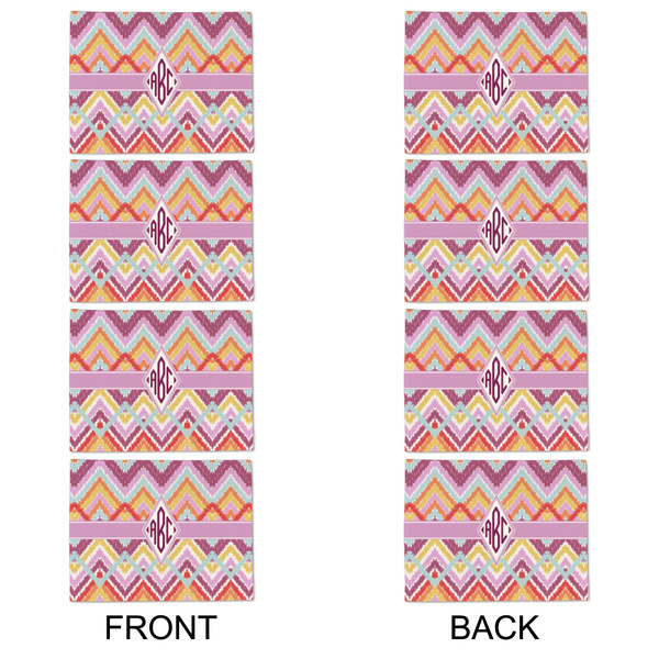 Ikat Chevron Linen Placemat - APPROVAL Set of 4 (double sided)
