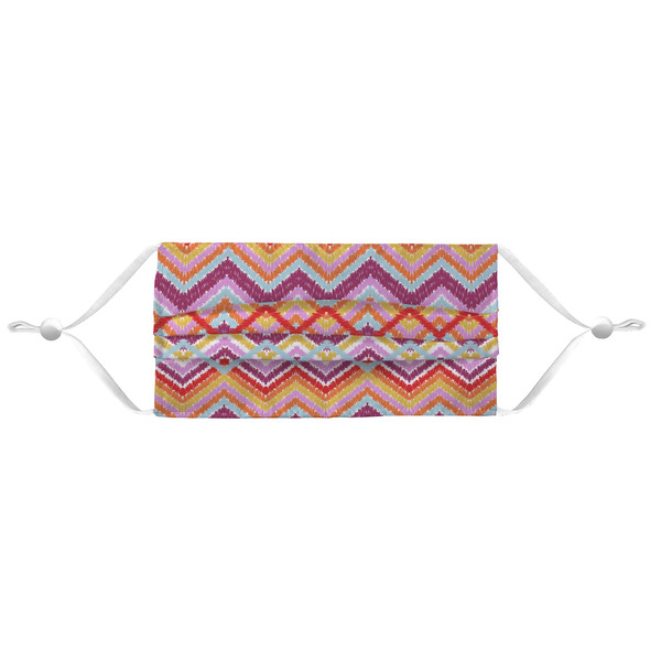 Ikat Chevron Mask - Pleated (new) APPROVAL