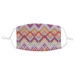 Ikat Chevron Adult Cloth Face Mask