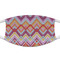 Ikat Chevron Cloth Face Mask (T-Shirt Fabric)