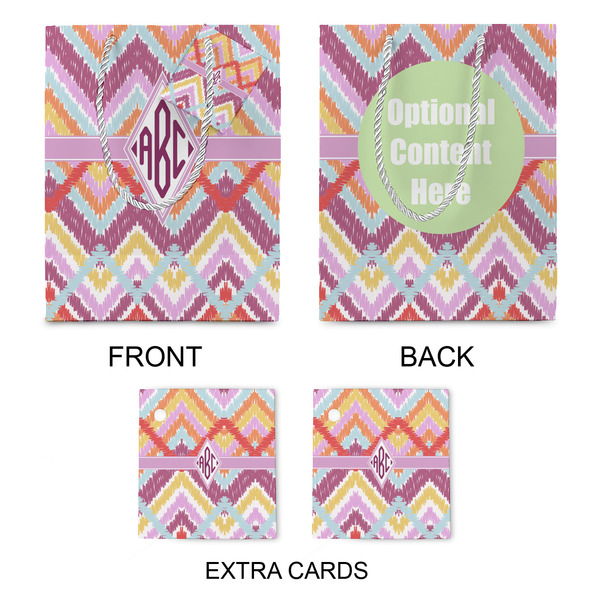 Ikat Chevron Medium Gift Bag - Approval