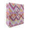 Ikat Chevron Medium Gift Bag (Personalized)