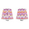 Ikat Chevron Poly Film Empire Lampshade - Approval