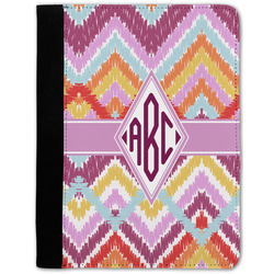 Ikat Chevron Notebook Padfolio - Medium w/ Monogram