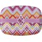 Ikat Chevron Melamine Platter (Personalized)