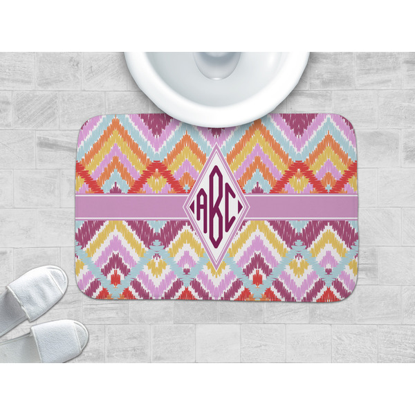 Ikat Chevron Memory Foam Bath Mat - LIFESTYLE 34x21