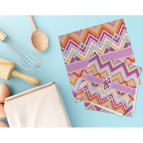 Ikat Chevron Microfiber Dish Rag - LIFESTYLE