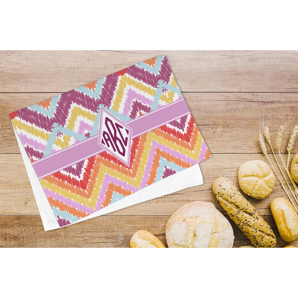 Ikat Chevron Microfiber Kitchen Towel - LIFESTYLE