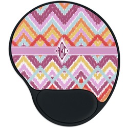 Ikat Chevron Mouse Pad with Wrist Support